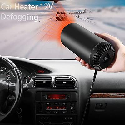 BTFDREEM Car Heater Portable Car Heater and Defroster Car Heater That Plugs Into Cigarette Lighter 2 in 1 Fast Heating or Cooling Fan Portable