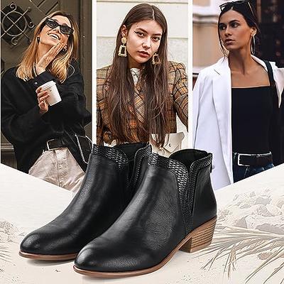 Dress Shoes Botas | Heeled Boots | Ankle Boots | Low Heels | Women's Boots  - Size 35-42 Woman - Aliexpress