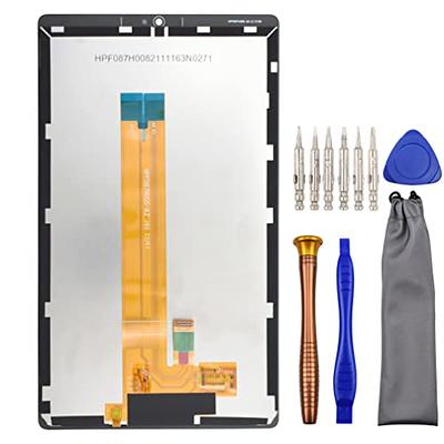  White Tablet Full LCD Digitizer Touch Screen Assembly  Replacement for (LTE Version) Samsung Galaxy Tab A7 Lite Tab A7 Lite LTE SM- T225 8.7 with Tool Kit : Electronics