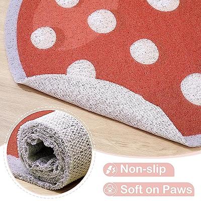 PETKARAY Cat Litter Mat, Litter Box Mat with Hidden Handle, Upgraded  Anti-Slip Back Layer, Large Scatter Control and Urine-Proof Litter Trapping  Mat for Kitty - Yahoo Shopping