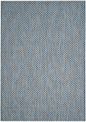 Grady 2' X 3'7 Indoor/outdoor Rug - Light Gray/teal - Safavieh : Target