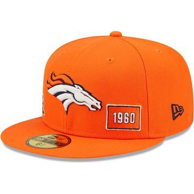 Men's New Era Orange Denver Broncos Monocamo 59FIFTY Fitted Hat - Yahoo  Shopping