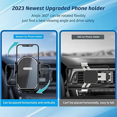 Car Mount, Air Vent Car Holder, Car Phone Mount Fit for iPhone 13, 12, 12  Pro, 12 Pro Max, 11 XS X 8, Android Cell Phones, Phone Holder for Car,  Universal Air