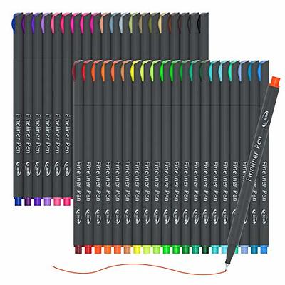 RIANCY 48 Pack Journal Planner Pens| Sipa Fineliner Pens 0.4mm Fine Tip,  Assorted Colors Perfect for Students Journaling Drawing Note Taking School