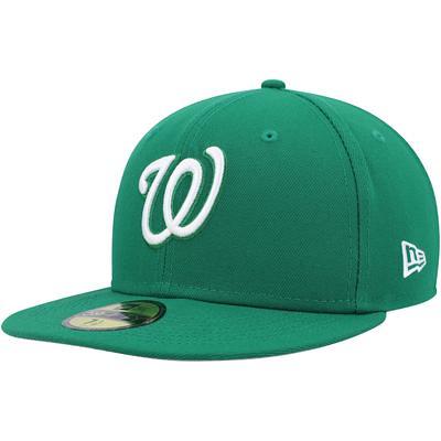 Men's New Era Kelly Green Washington Nationals White Logo 59FIFTY Fitted  Hat - Yahoo Shopping