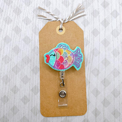 Tropical Fish Lanyard Key Chain Id Badge Holder - Yahoo Shopping