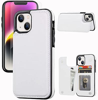 iPhone 11 Wallet Case with Card Holder,OT ONETOP PU Leather Kickstand Card  Slots Case,Double Magnetic Clasp and Durable Shockproof Cover for iPhone 11