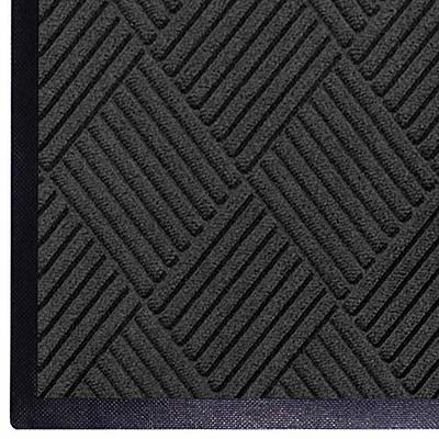 Lavex 3' x 5' Gray Olefin Indoor Entrance Mat