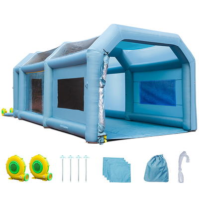 BENTISM Inflatable Paint Booth 30x20x13ft Inflatable Spray Booth Car Paint  Tent with 950W+1100W Filter System Blower - Yahoo Shopping