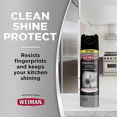 20-Pk) Weiman STAINLESS STEEL Cleaning Wipes for Appliances Car