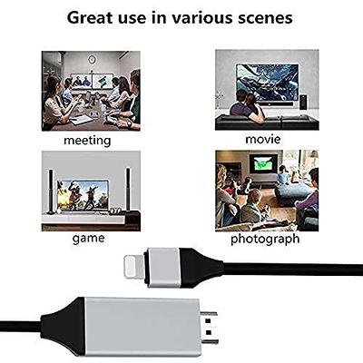 Apple MFi Certified]Lightning to HDMI,Lightning to HDMI Adapter Cable 2K  Lightning to Digital AV Adapter Sync Screen Converter for iPhone iPad iPod  on TV Monitor Projector-6.6ft,Plug and Play (Black) - Yahoo Shopping