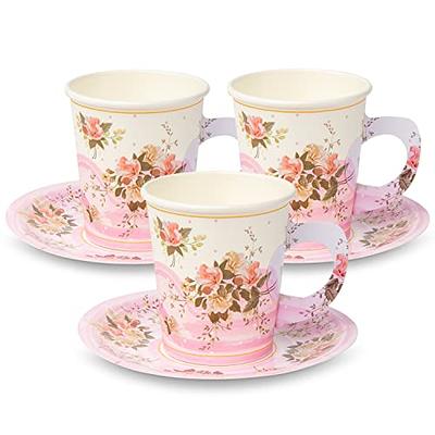 BTaT- Small Glass Tea Set, 2 Fancy Cups, Tea Pot Glass – BTAT