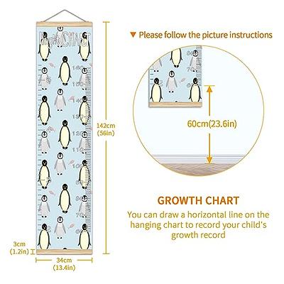 Kids Children Adult Height Growth Chart Measure Wall Hanging Ruler Home  Decor