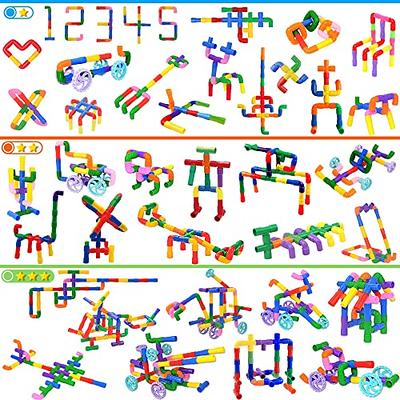 PicassoTiles Marble Run 40 Piece Magnetic Tile Race Track Toy Play Set STEM  Building & Learning Early Educational Child Magnet Construction Block