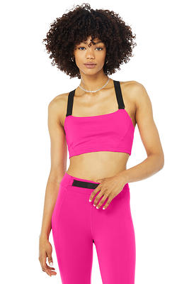 Alo Yoga®  Visionary Bra in Neon Pink, Size: XS - Yahoo Shopping