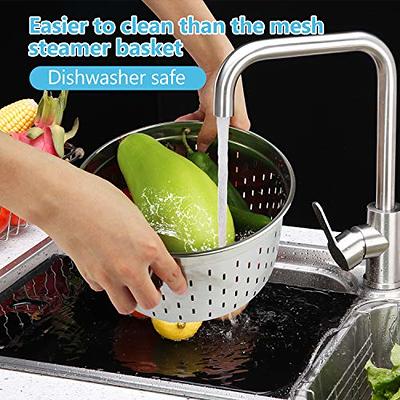 Haswe Steamer Basket for instant Pot Pressure Cooker, Accessories Set  Compatible with 5/6/8 Qt InstaPot -18/8 Stainless Steel Strainer Insert  with Silicone Handle,Divider,Egg Steamer Rack, 6 Quart - Yahoo Shopping