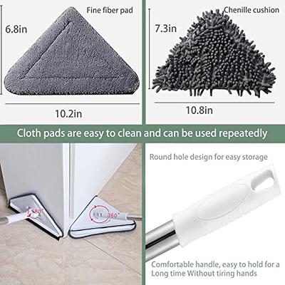 Wall Mop Wall Cleaner with Long Handle.Microfiber Dust Mop.Baseboard  Cleaning Tool with Extension Pole.4 Washable Reusable Cleaning Pads.Quickly  Clean Walls, Baseboards and Ceilings. - Yahoo Shopping