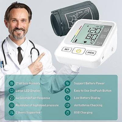 maguja Blood Pressure Monitors for Home Use, BP Cuff Automatic Upper Arm Cuff Digital Blood Pressure Machine with 8.7-17inches Blood Pressure Cuff