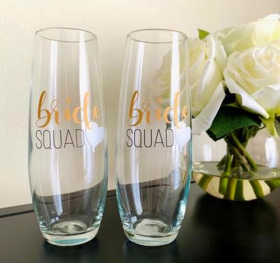 Champagne Flutes, Bridesmaid Tumbler, Custom Tumbler, Bridesmaid Gift Wine  Tumbler, Personalized Tumbler, Bridesmaid Proposal - Yahoo Shopping