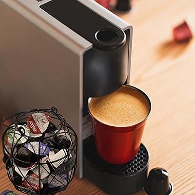 Famiworths Mini Coffee Maker Single Serve, Instant One Cup for K Cup &  Ground Coffee, 6 to 12 Oz Brew Sizes, Capsule Coffee Machine with Water  Window