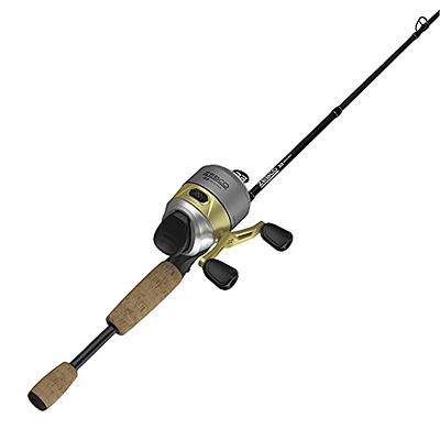 Zebco 33 Gold Max Spincast Reel and Fishing Rod Combo, 6-Foot 6-Inch  2-Piece Fiberglass Rod with Cork Handle, Quickset Anti-Reverse Fishing  Reel, Silver/Gold - Yahoo Shopping