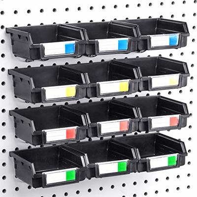 Right Arrange – Pegboard Bins - 12 Pack Black - Hooks to Any Peg Board -  Organize Hardware, Accessories, Attachments, Workbench, Garage Storage,  Craft Room, Tool Shed, Hobby Supplies, Small Parts - Yahoo Shopping