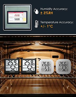 Digital Hygrometer Indoor Thermometer Room Thermometer and Humidity Gauge  with Temperature Monitor, Indoor Thermometer for Room Temperature, Humidity  Monitor Expression Indicator for Home - Yahoo Shopping