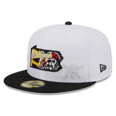 Men's Pittsburgh Pirates Pro Standard White/Black Logo Snapback Hat