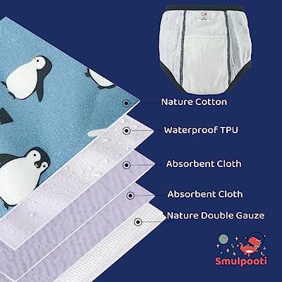  SMULPOOTI 8 Packs Reusable Training Pants 3t-4t for Potty  Training and Strong Absorbent Toddler Potty Training Underwear Girls 3t :  Baby