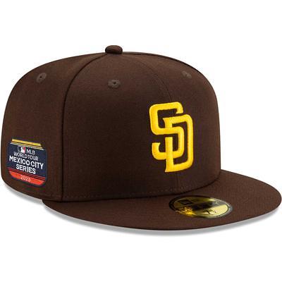 Men's New Era Orange/Purple San Diego Padres 1998 World Series Side Patch  59FIFTY Fitted Hat