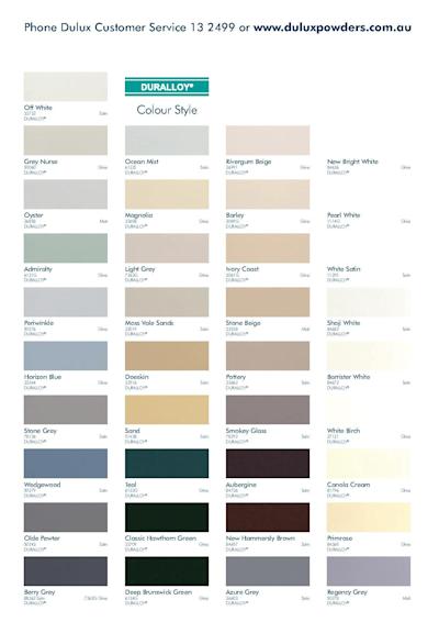 Dulux Paint Colour Chart Grey