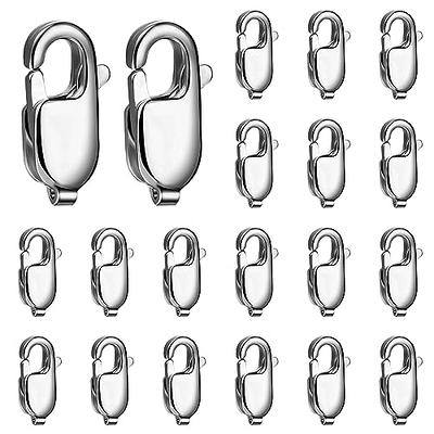 20PCS 13MM Lobster Clasps 316 Stainless Steel Lobster Claw Clasps Bulk for Necklace  Bracelet Jewelry Making DIY Craft - Yahoo Shopping