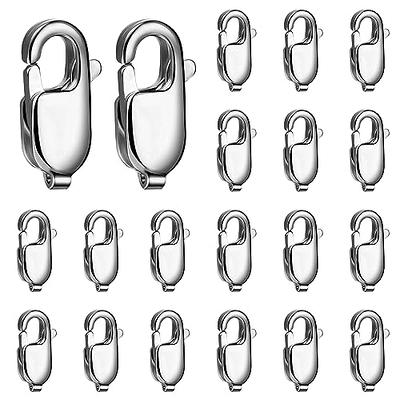 20PCS 13MM Lobster Clasps 316 Stainless Steel Lobster Claw Clasps