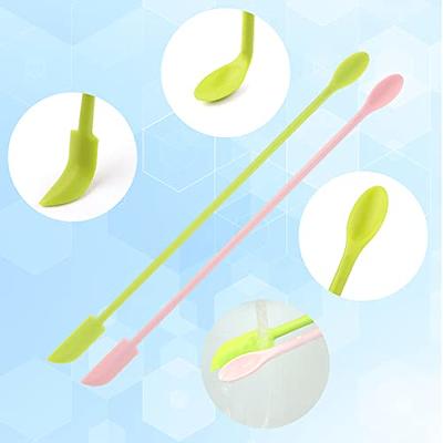 Mini Spatula Silicone, 6 PCS Jar Spatula Small Spatulas, Reusable  Double-ended Tiny Silicone Spoon Spatula for Kitchen and Beauty