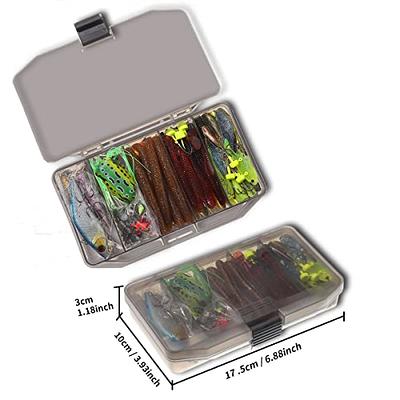 DEAPEICK Fishing Lure kits Fishing Bait Tackle Set Include Pencil Popper  VIB Forg Topwater Lures for