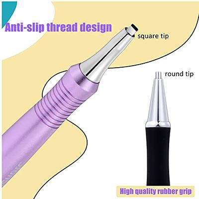 Liccyy 14 PCS Diamond Painting Pens Tools with Wheel for Square & Round  Gem,Resin 5D Diamond Art Pen Tips Supplies Comfort Grip Ergonomic Gem Dotz