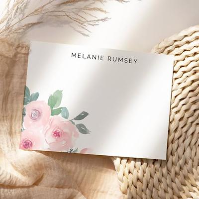 Personalized Stationery Set for Women, Note Cards With Envelopes