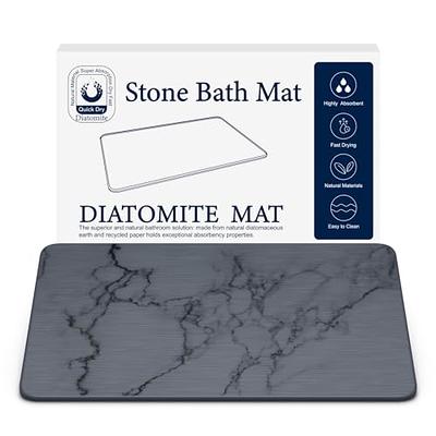 Quick Dry Bath Mat, Diatomite Stone Bath Mat Anti-Slip