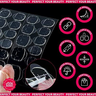 Pro Gel Adhesive Tabs Set of 24 Nail Glue Tabs Clear Adhesive Double Sided  Tape for Press on Nails Alcohol Wipes How to Apply Fake Nails - Etsy Denmark