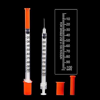 1ml 29Ga 13mm/0.5Inch Syringe with Needle, Disposable Individual Package of  20 - Yahoo Shopping