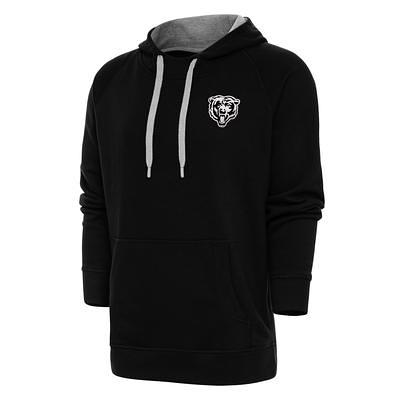 Chicago Bulls Antigua Logo Victory Pullover Hoodie - Heathered Gray