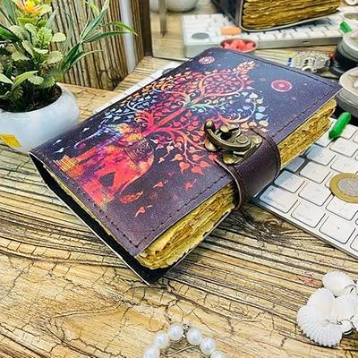 NEW Grimoire Book of Spells Journal Hardcover Book of Shadows Metallic  Unlined