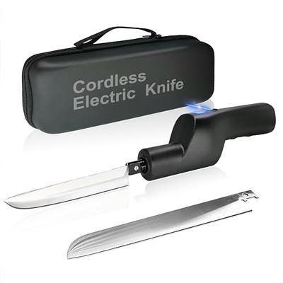 Fstcrt cordless electric knife, Electric turkey knife, Portable