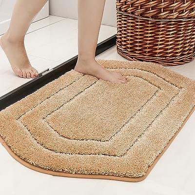 COSY HOMEER Bath Rugs for Bathroom Extra Thick- Anti-Slip Bath Mats Soft  Plush Yarn Shaggy 100% Strong Mirco Polyeste Mat Living Room Bedroom Mat