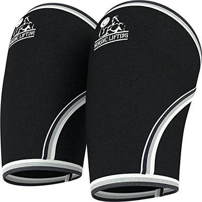 Knee Sleeves & Compression Brace (1 Pair) With Gym Bag - IPF Approved - for  Squats, Fitness, Weightlifting, and Powerlifting - Gymreapers 7MM Sleeve