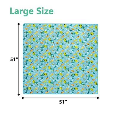 TotsAhoy! Baby Splat Mat for Under High Chair, 51 Waterproof and Washable  Spill Mat, Anti-Slip Floor Protector, Baby Play Mat - Sealife - Yahoo  Shopping