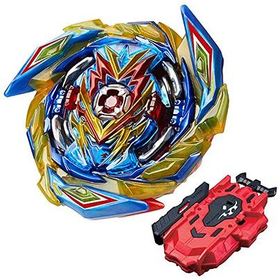  Bey Battle Burst Gyro Blade Toy Set Great Present for Kids  Children Boys Ages 6 8 10 12+ Metal Fusion Attack Top Battling Game 10  Spinning Tops 2 Two-Way Launcher 2 Handles : Toys & Games