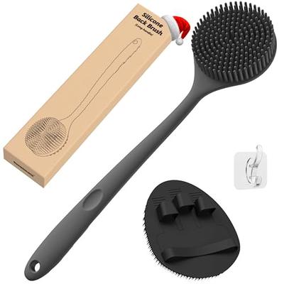 Shower Brush with Soft and Stiff Bristles, 20.5 Extended Long Handle Back  Scrubber Dual-Side Bath Brush Body Exfoliator for Wet or Dry Brushing  (Super Long Handle) - Yahoo Shopping