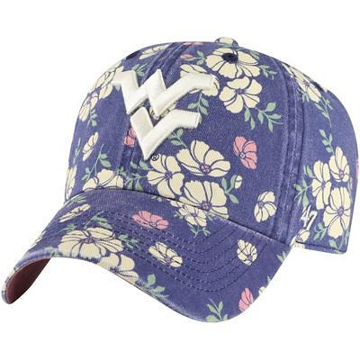 Men's New Era White/Navy West Virginia Mountaineers Basic Low Profile  59FIFTY Fitted Hat