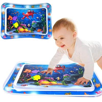  Infinno Tummy Time Water Mat for Babies, Baby Toys for 3 6 9  Months Girls and Boys Sensory Development, Great Gift Idea for Newborns :  Toys & Games